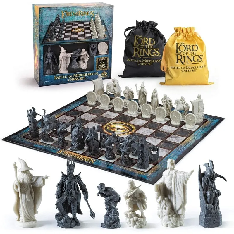 Noble Collection Gioco di scacchi Il Signore degli Anelli: Battaglia per la Terra di Mezzo - immagine 1