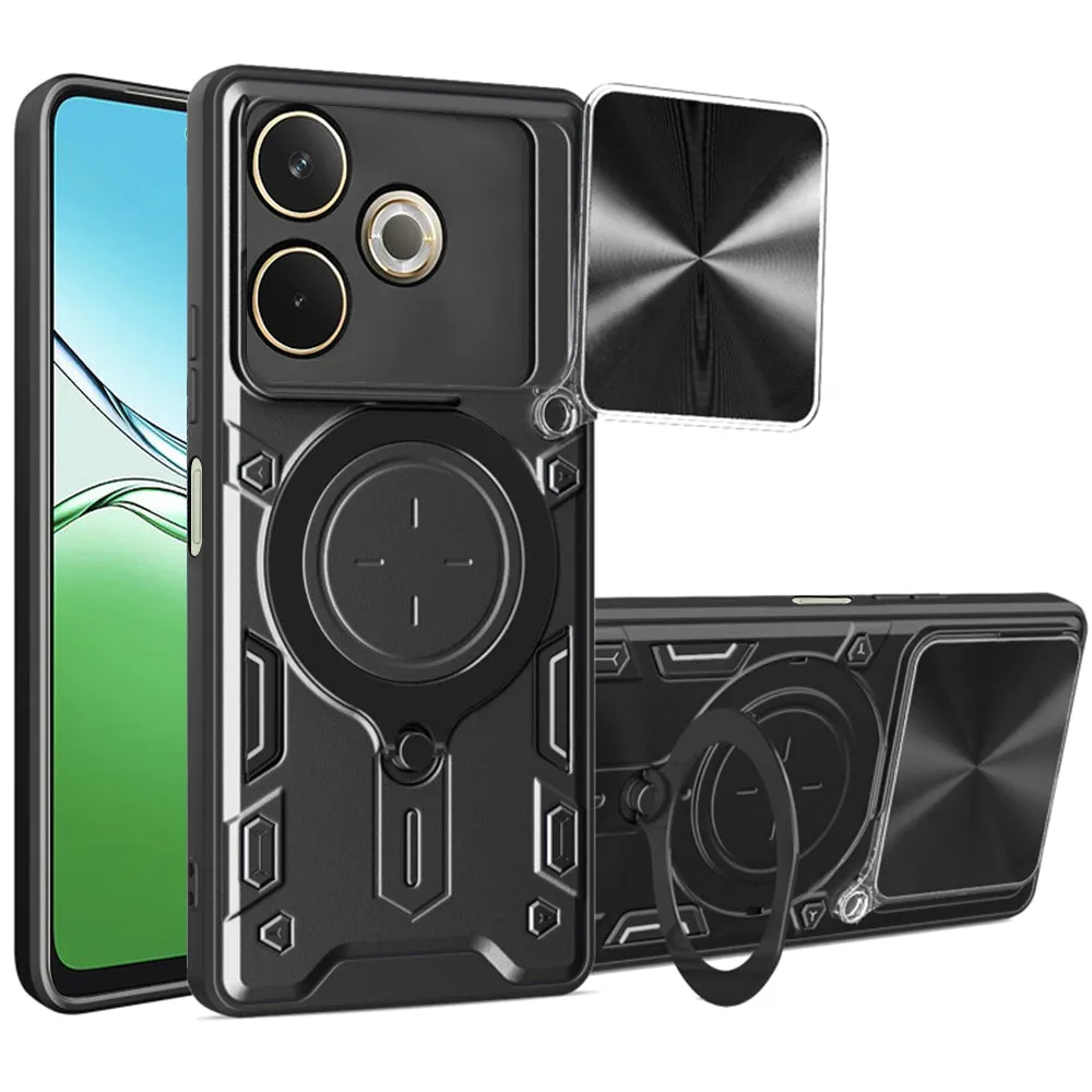 Custodia per Oppo A5 Pro 4G / A5 Pro, Techsuit, CamGuard Pro, Nera - immagine 1