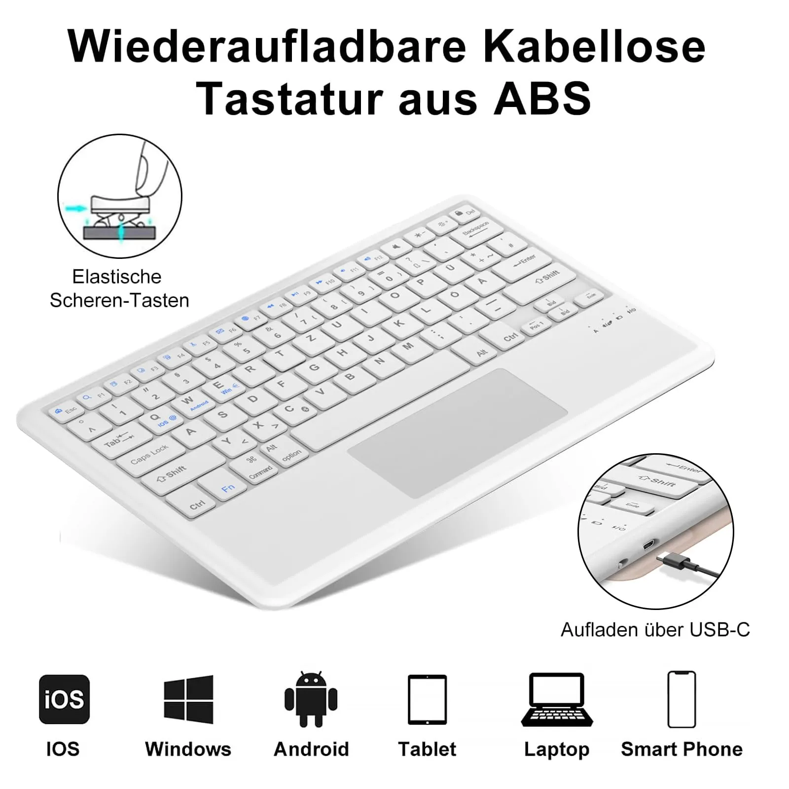 FOGARI Custodia con tastiera per Lenovo Idea Tab Pro Gen 2 13" 2026 - immagine 3