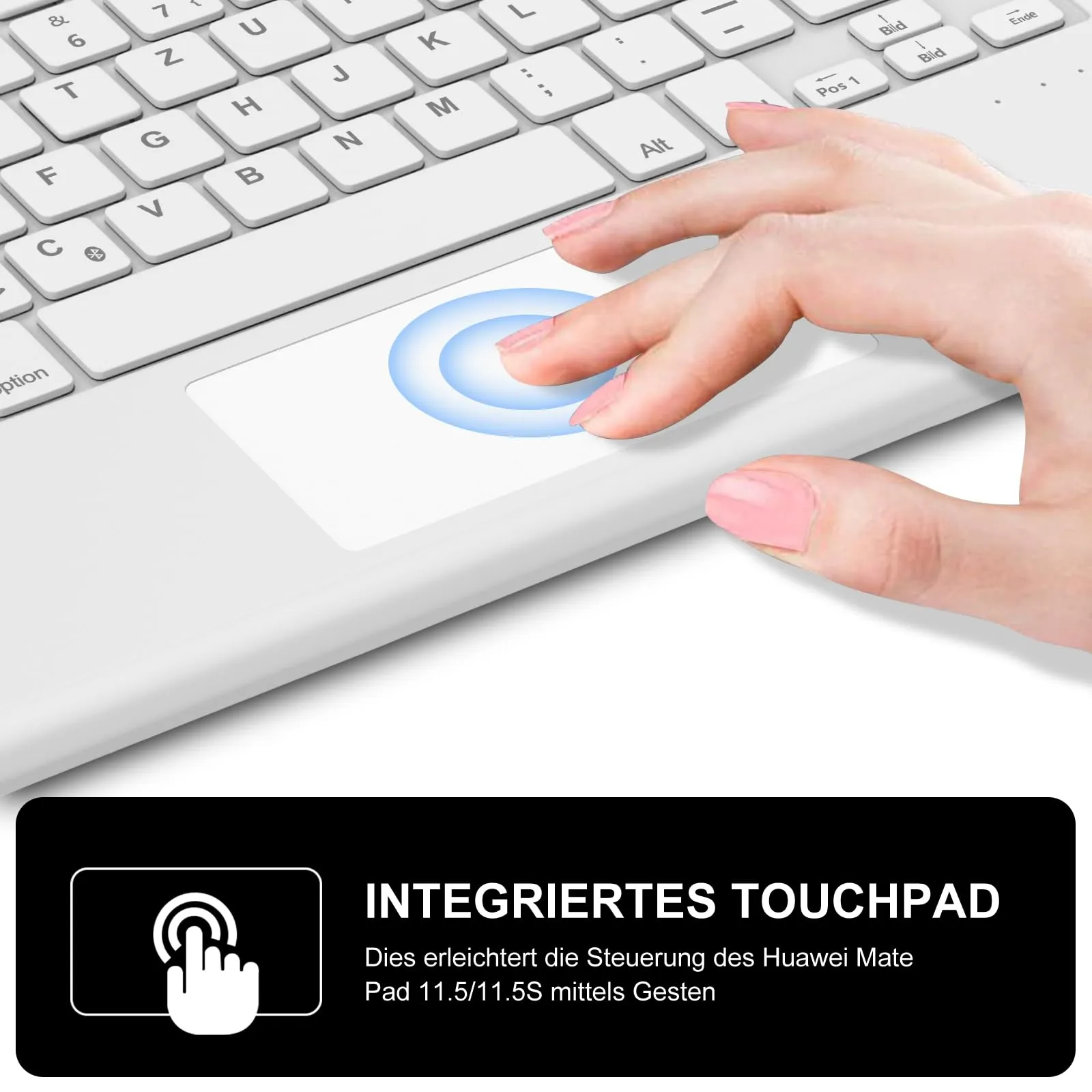 FOGARI Custodia con tastiera per Lenovo Idea Tab Pro Gen 2 13" 2026 - immagine 4