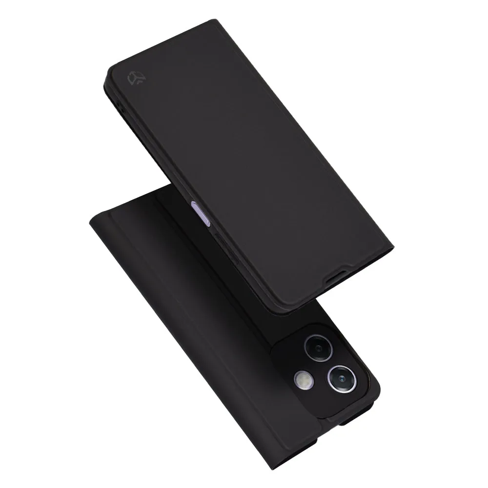Custodia per Oppo A3 4G / A3, Techsuit, Magskin Book, Nera - immagine 1