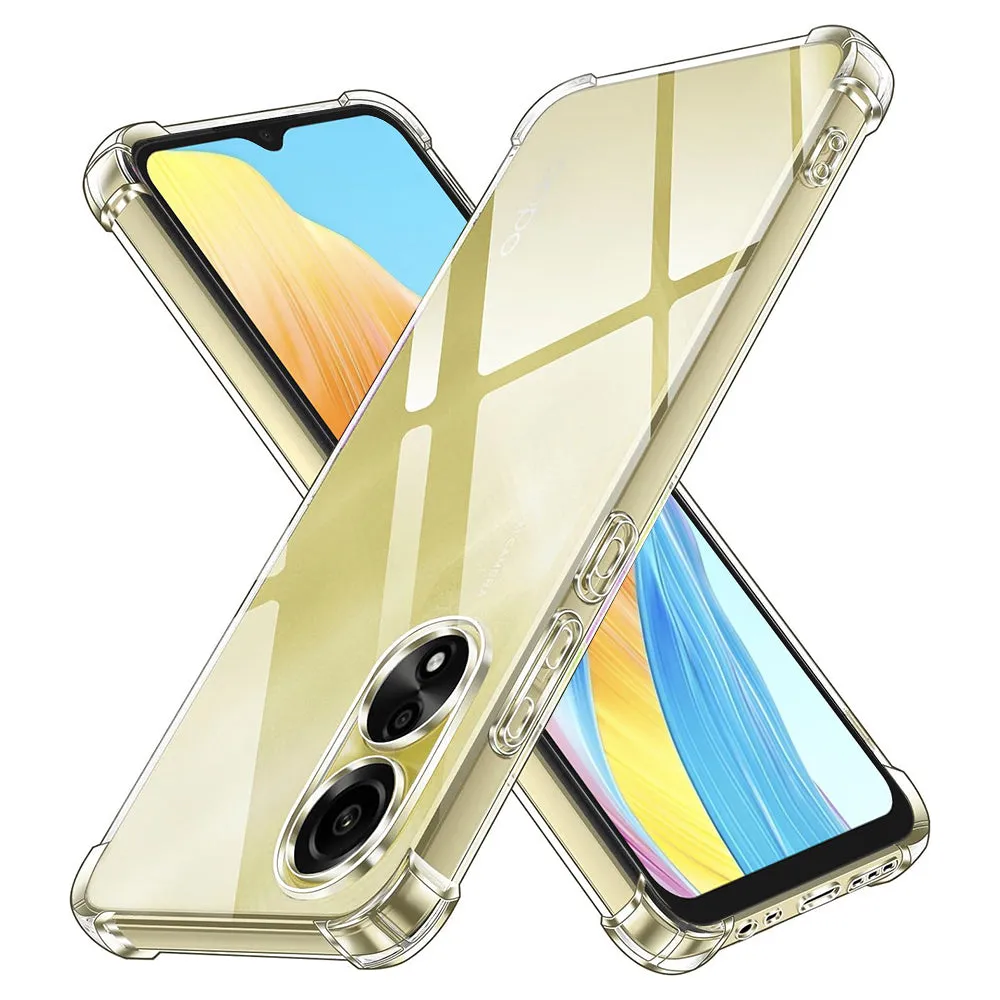 Custodia per Oppo A18 / A38, Techsuit, Shockproof Clear, Trasparente - immagine 1