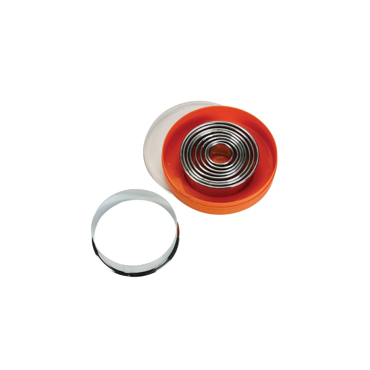Schneider Set di formine lisce 9 pz; 3x11 cm (HxØ); acciaio inox - immagine 1