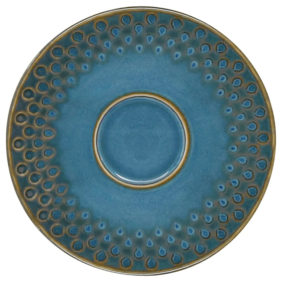 4x VEGA Piattino per tazzina caffè Aranda; 12x1.5 cm (ØxH); blu; 4 pz. / Pacco - immagine 1