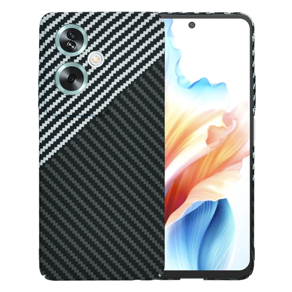 Custodia per OnePlus Nord N30 SE / Oppo A79, Techsuit, Carbonite FiberShell, Nero Grigio - immagine 1