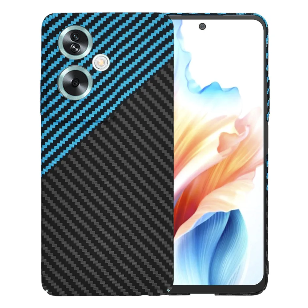 Custodia per OnePlus Nord N30 SE / Oppo A79, Techsuit, Carbonite FiberShell, Nero Blu - immagine 1