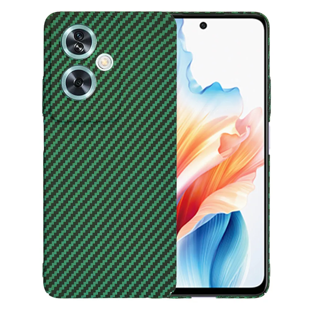 Custodia per OnePlus Nord N30 SE / Oppo A79, Techsuit, Carbonite FiberShell, Verde - immagine 1