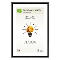 Cornice legno (30x45cm) DESIGN FRANK Nero lucido 12 NE 13 - immagine 1