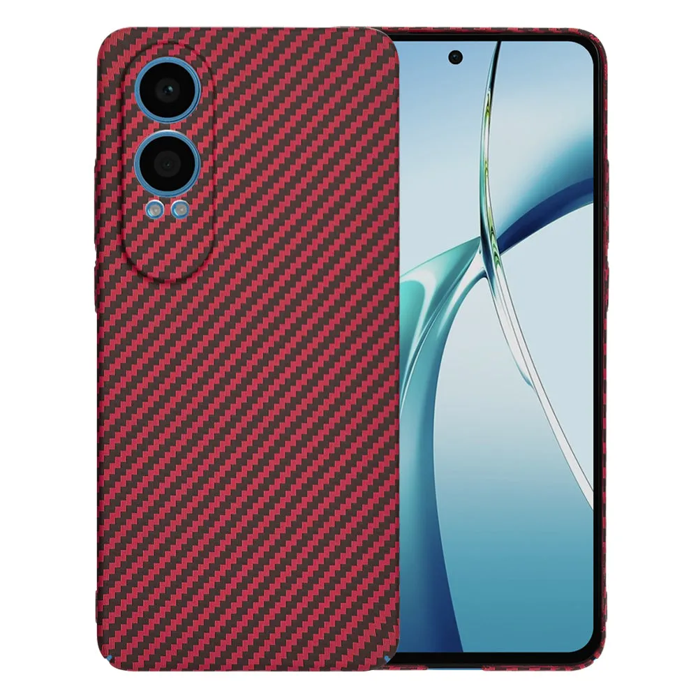 Custodia per OnePlus Nord CE4 Lite, Techsuit, Carbonite FiberShell, Rossa - immagine 1