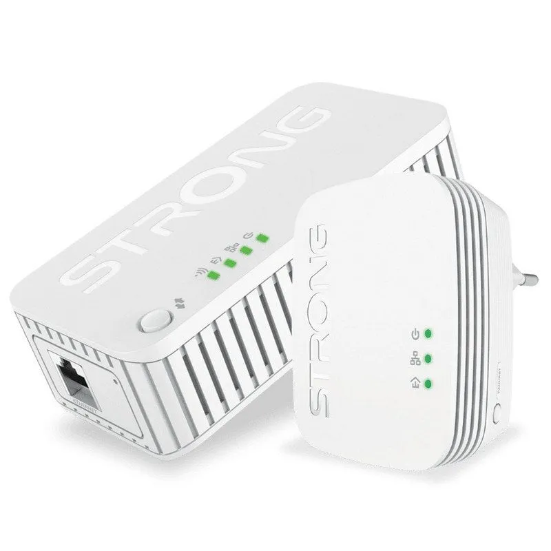 Kit Powerline Wi-Fi 1000 potente Mini adattatori Powerline/PLC 1200Mbit/s - immagine 1