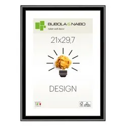 Cornice legno (21x29,7cm) DESIGN FRANK Nero lucido 12 NE MA4 - immagine 1