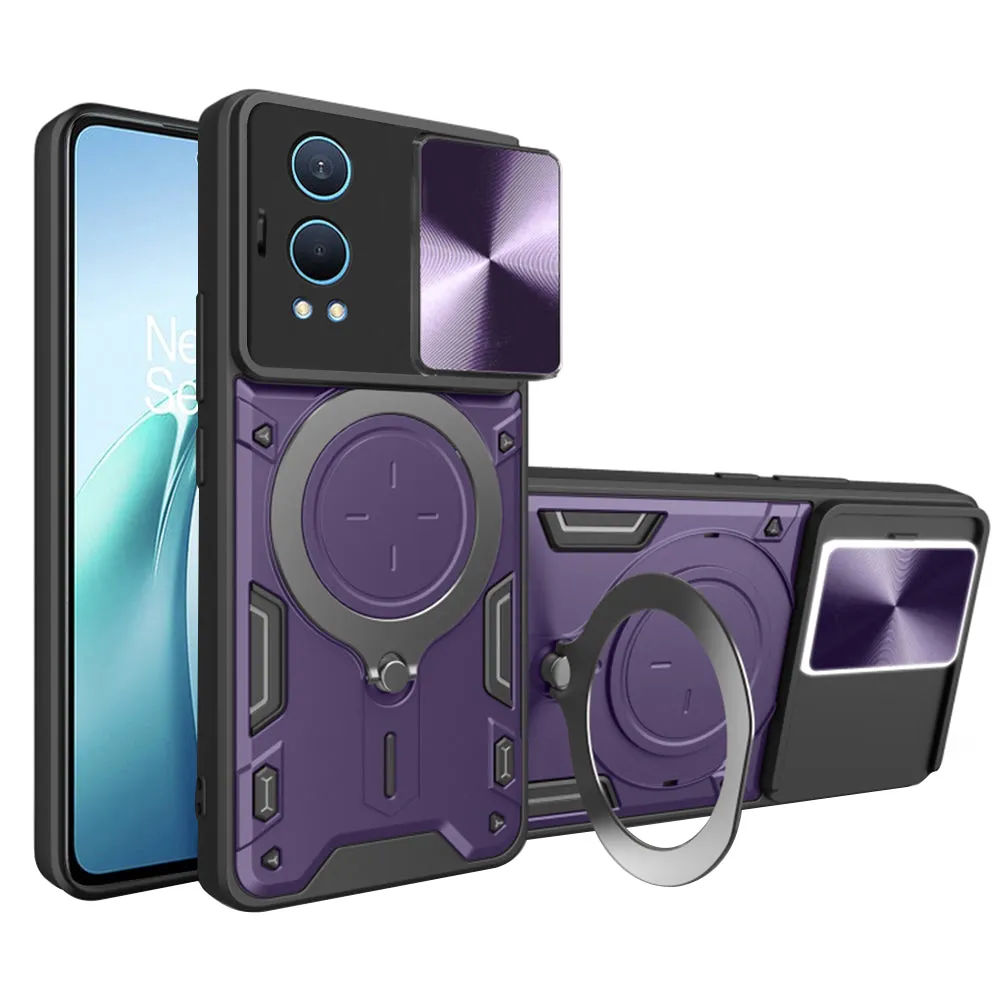 Custodia per OnePlus Nord CE4 Lite, Techsuit, CamGuard Pro, Viola - immagine 1