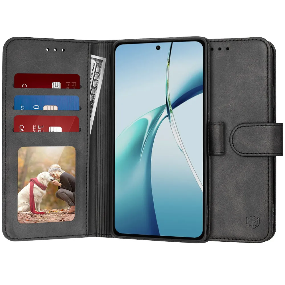Custodia per OnePlus Nord CE4 Lite, Techsuit, Diary Book, Nera - immagine 1