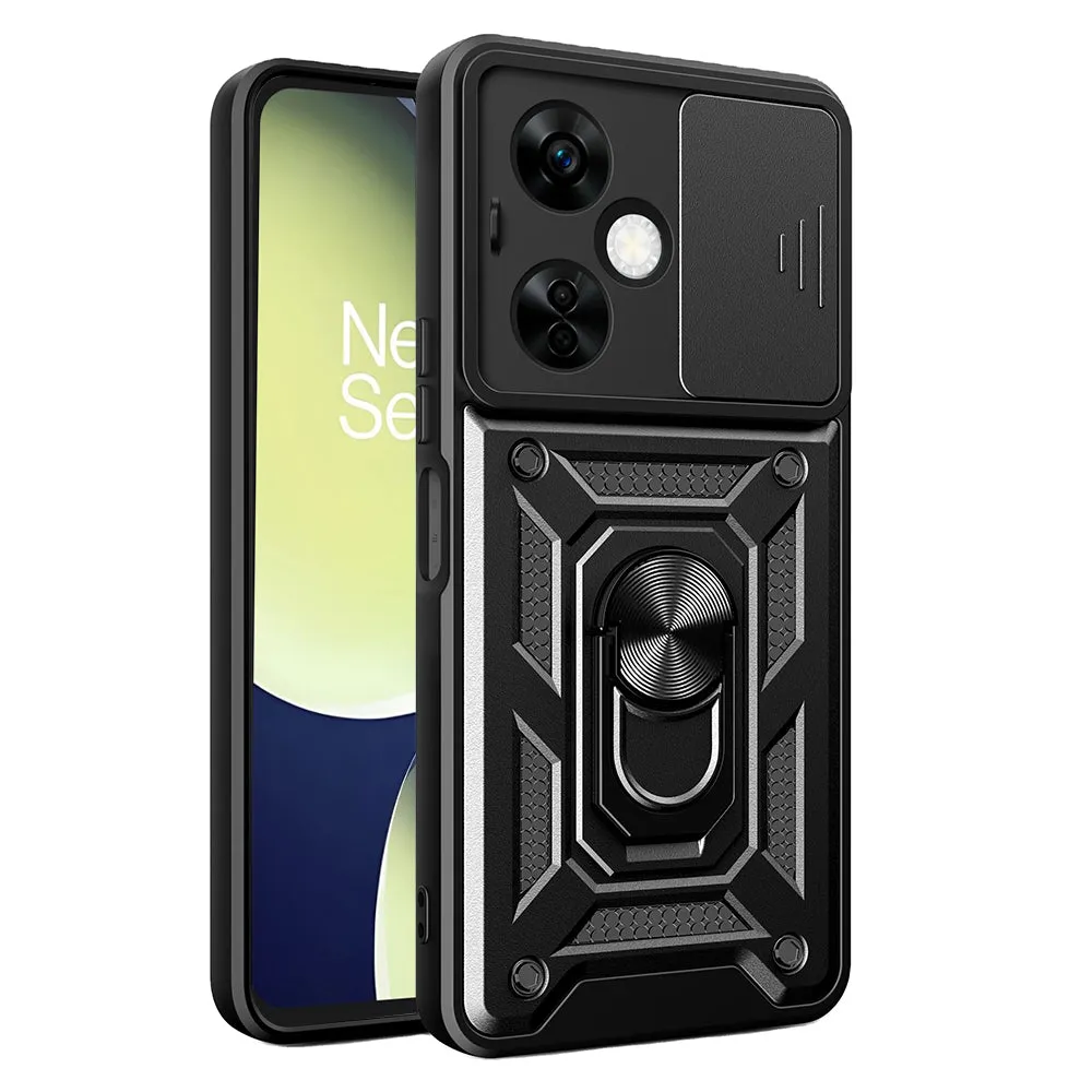 Custodia per OnePlus Nord CE 3 Lite, Techsuit, CamShield, Nera - immagine 1