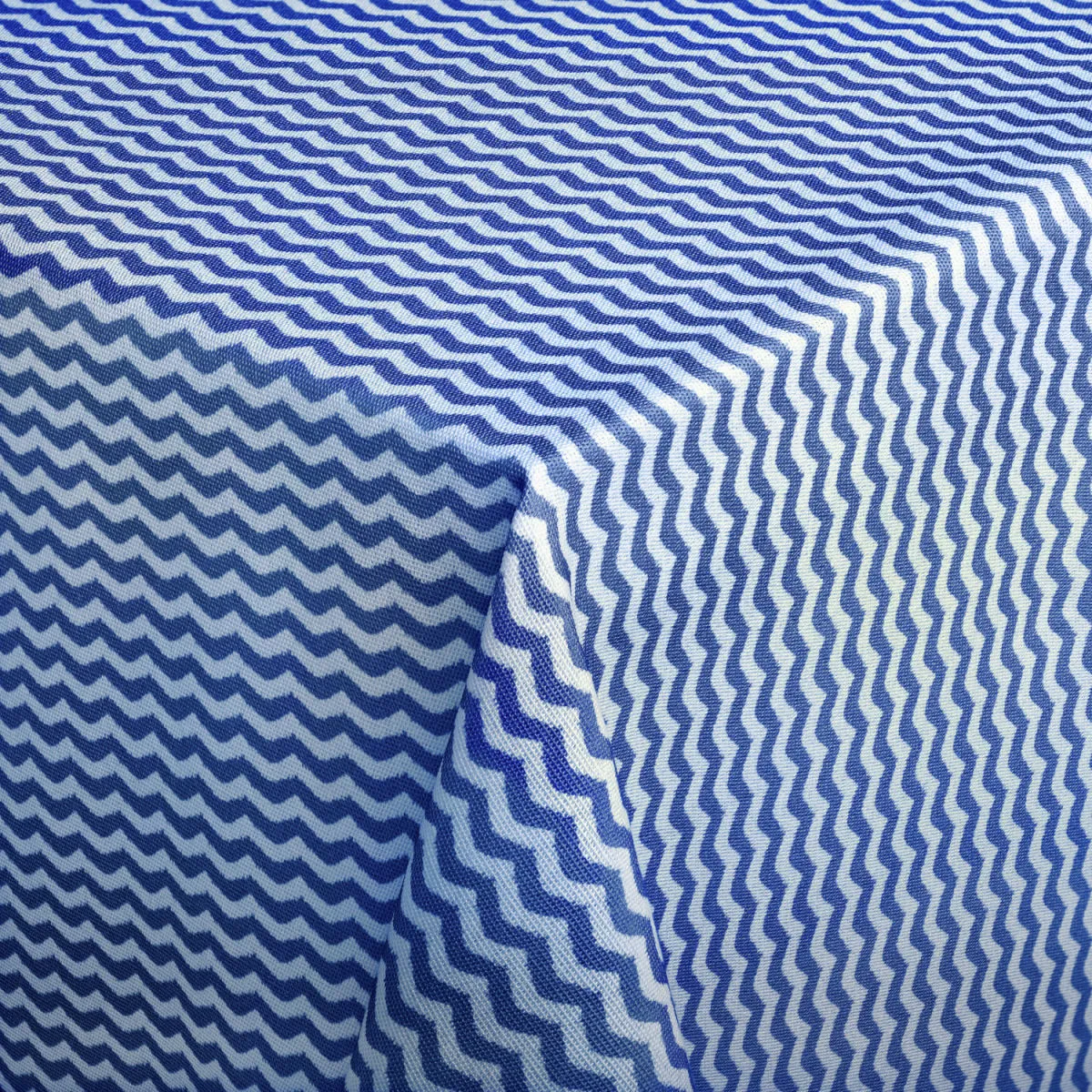 ERWIN M. Tovaglia Waves rettangolare; 110x140 cm (LxL); blu; rettangolare - immagine 1