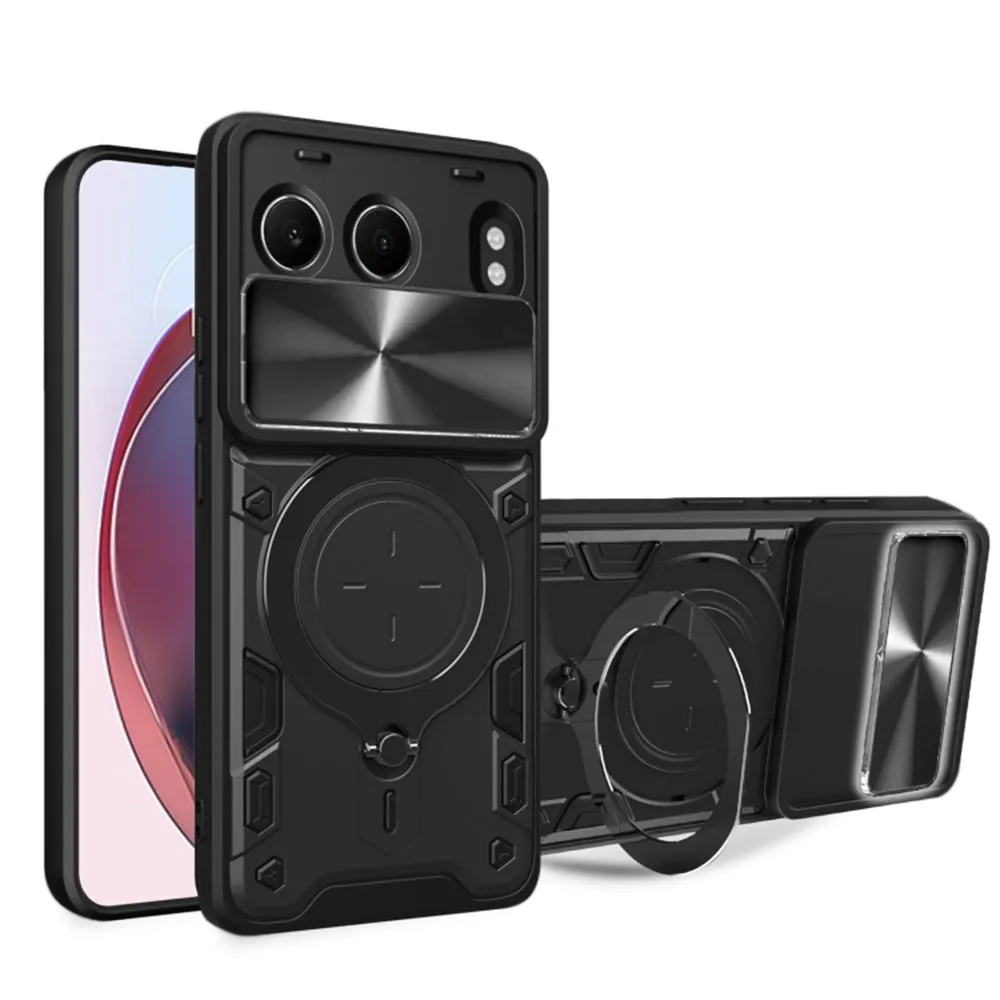 Custodia per OnePlus Nord 4, Techsuit, CamGuard Pro, Nera - immagine 1