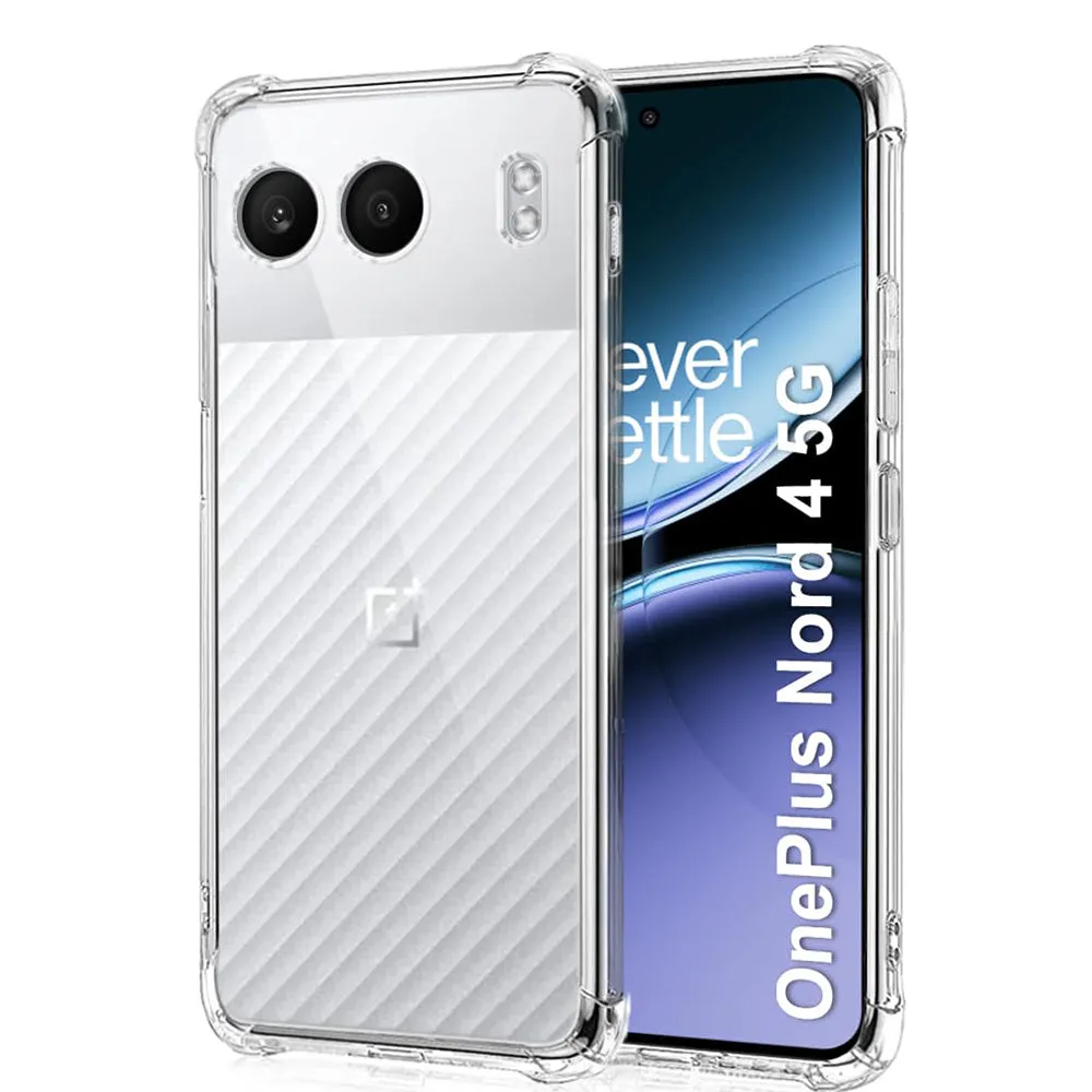 Custodia per OnePlus Nord 4, Techsuit, Shockproof Clear, Trasparente - immagine 1