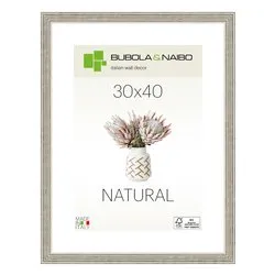 Cornice legno (30x40cm) NATURAL TOSCA Grigio 6860 05 11 - immagine 1