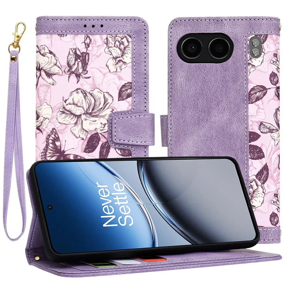 Custodia per OnePlus Nord 4, Techsuit, FlipCraft, Viola - immagine 1