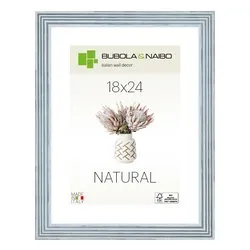 Cornice legno (18x24cm) NATURAL TOSCA Azzurro 6860 04 06 - immagine 1