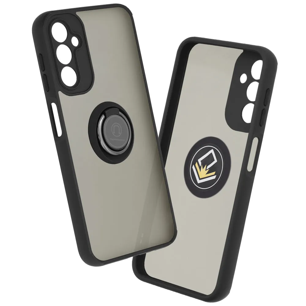 Custodia per Samsung Galaxy A14 A145 / A14 5G A146, Techsuit, Glinth, Nera - immagine 1