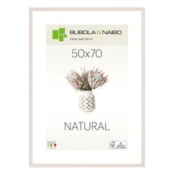 Cornice legno (50x70cm) TRENDY TULIPA Bianco venato 6340 08 21 - immagine 1
