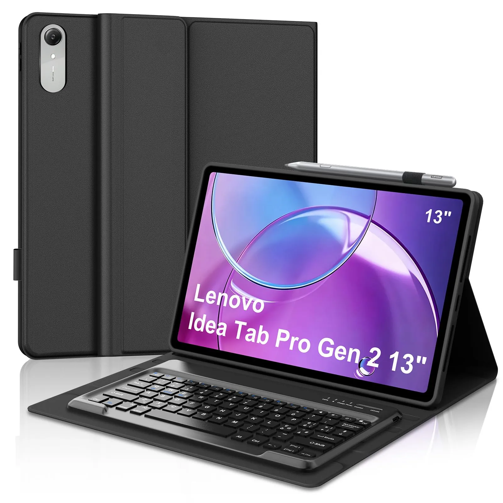 FOGARI Cover Tastiera per Lenovo Idea Tab Pro Gen 2 13 Pollici 2026 - immagine 1