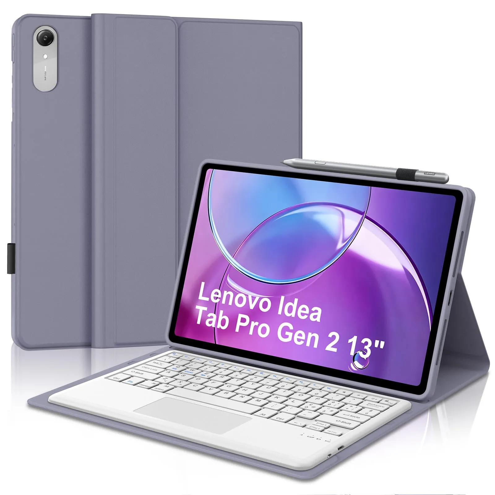 Cover Tastiera per Lenovo Idea Tab Pro Gen 2 13 Pollici 2026 con Touchpad - immagine 1