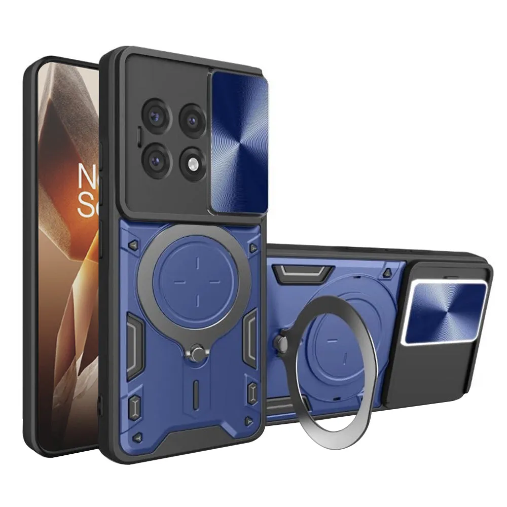 Custodia per OnePlus 13R, Techsuit, CamGuard Pro, Blu - immagine 1