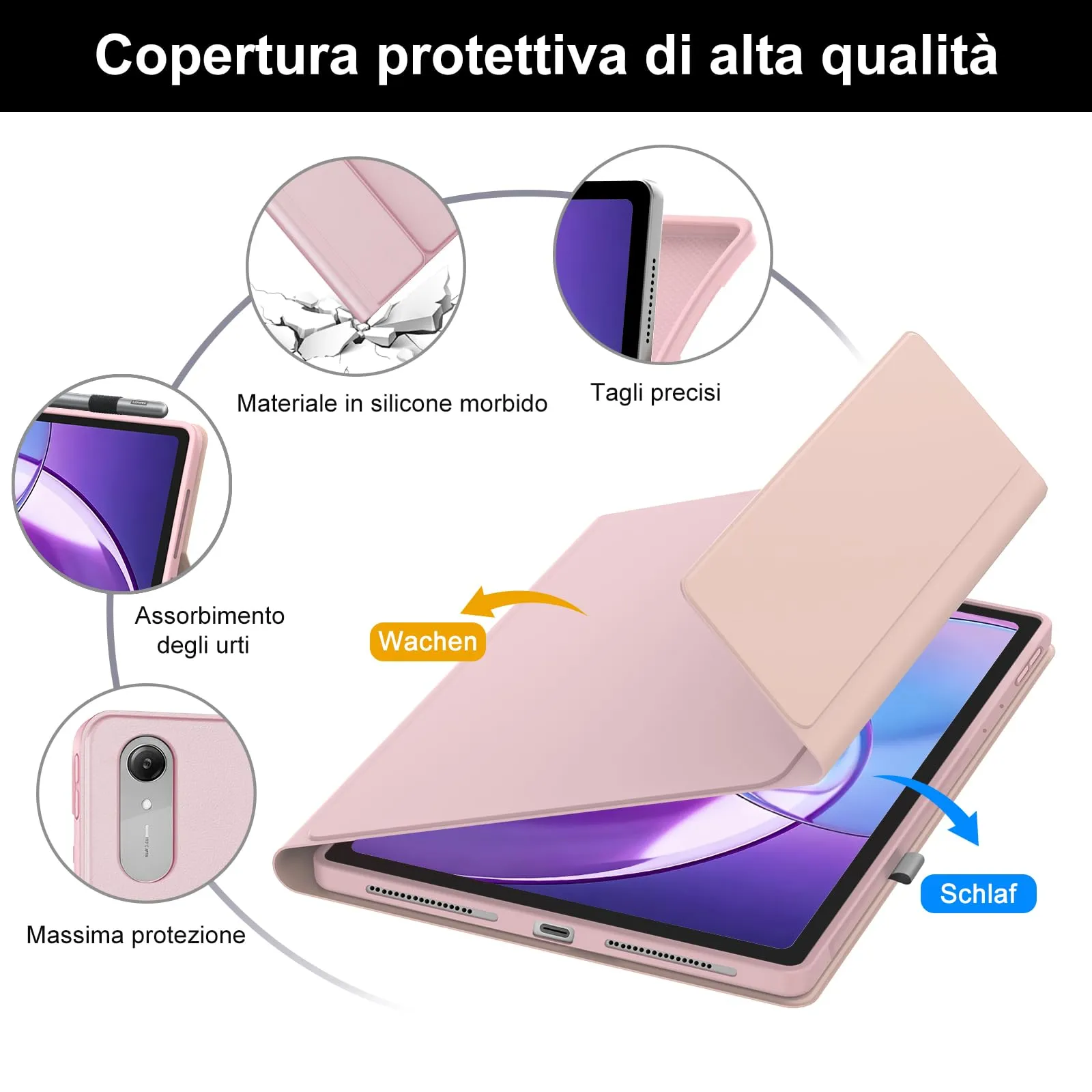 Cover Tastiera per Lenovo Idea Tab Pro Gen 2 13 Pollici 2026 con Touchpad - immagine 6