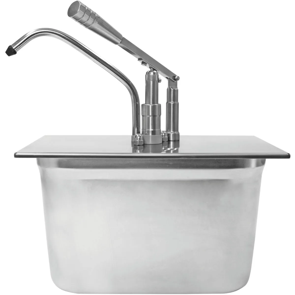 Schneider Attacco GN Dosatore a leva Parto; GN 1/3, 16.5x33x38 cm (LxLxH); acciaio inox - immagine 1