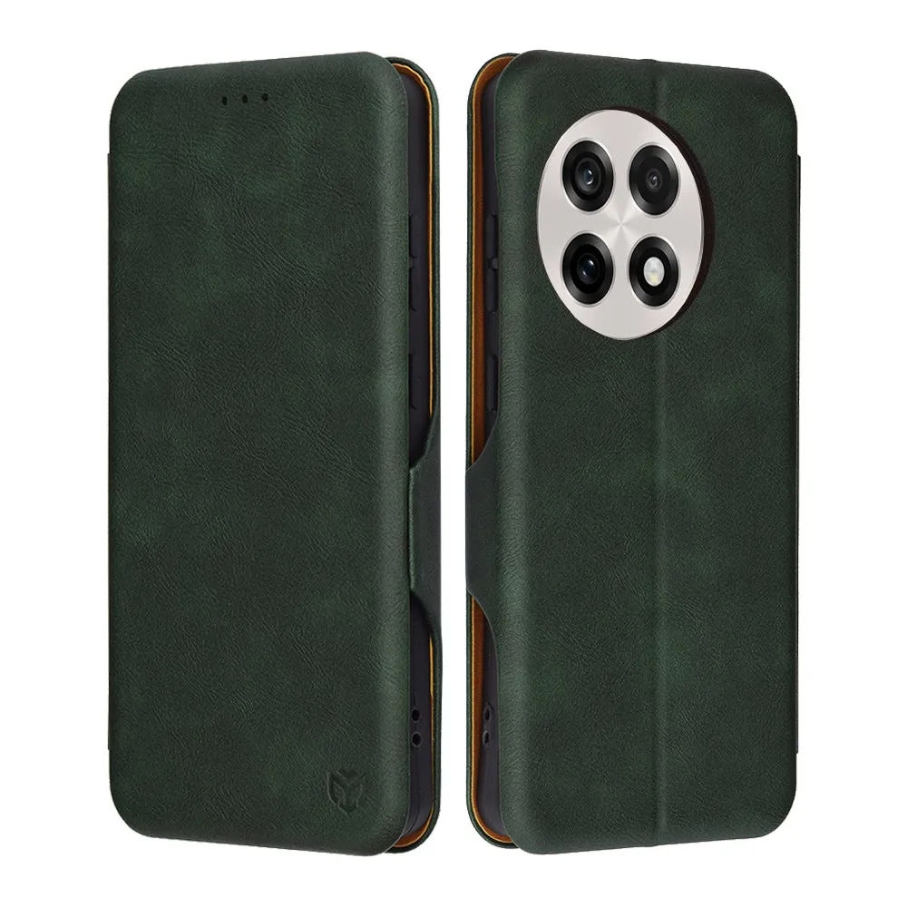 Custodia per OnePlus 13R, Techsuit, Safe Wallet Plus, Verde - immagine 1
