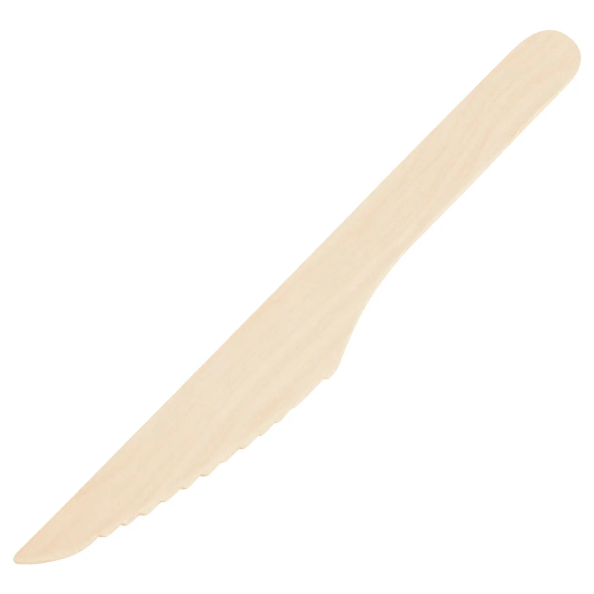 100x WIMEX Coltello monouso Betulla; 16.5 cm (L); marrone; 100 pz. / Pacco - immagine 1