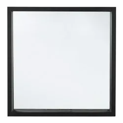 TIZIANO Specchio senza luce Nero (52x52cm) - immagine 1