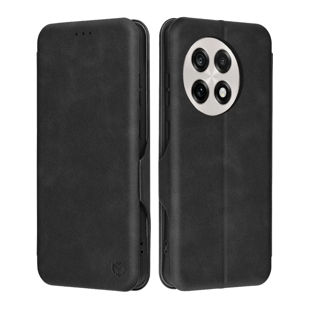 Custodia per OnePlus 13R, Techsuit, Safe Wallet Plus, Nera - immagine 1