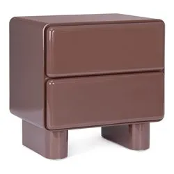 OTILIA Comodino 2 Cassetti Brick (56,5x42,5x56,5cm) - immagine 1