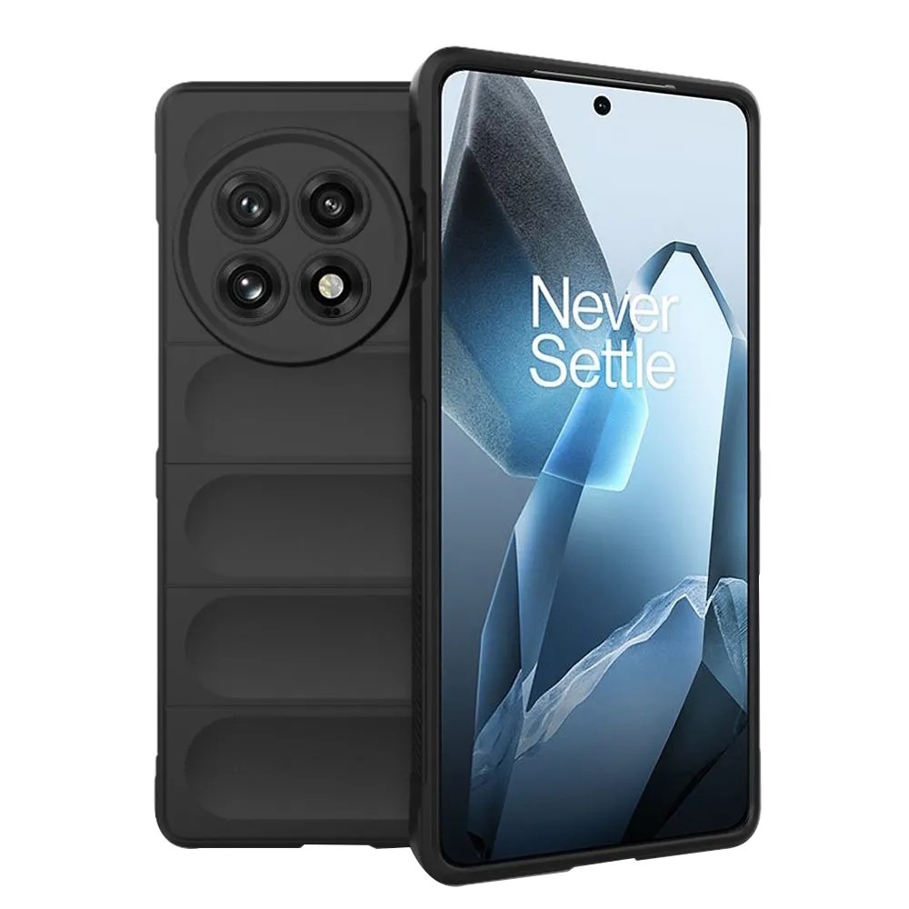 Custodia per OnePlus 13, Techsuit, Magic Shield, Nera - immagine 1