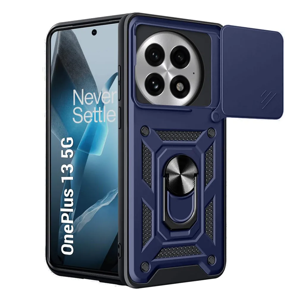 Custodia per OnePlus 13, Techsuit, CamShield, Blu - immagine 1