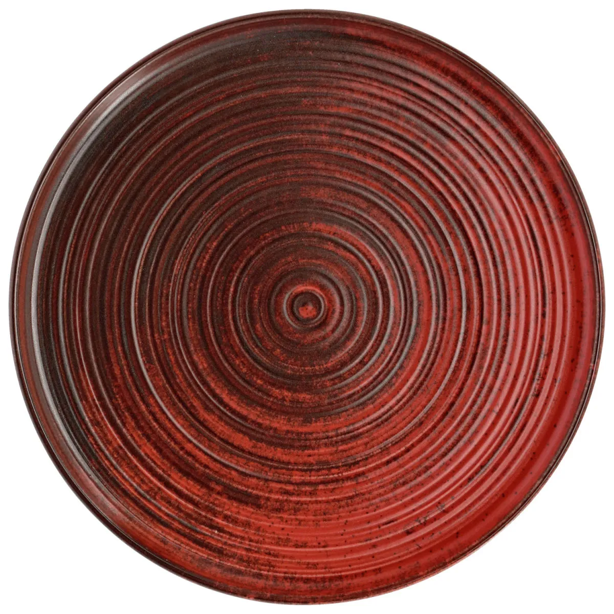 6x VEGA Piatto Etana piano; 21x1 cm (ØxH); rosso; rotonda; 6 pz. / Pacco - immagine 1