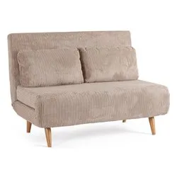 WALKER Divano letto 2 posti lineare Beige - immagine 1