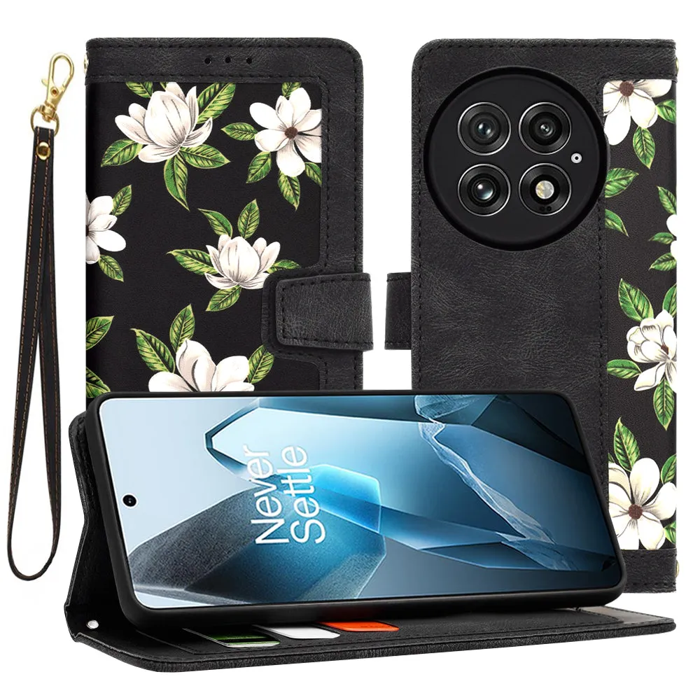 Custodia per OnePlus 13, Techsuit, FlipCraft, Nera - immagine 1