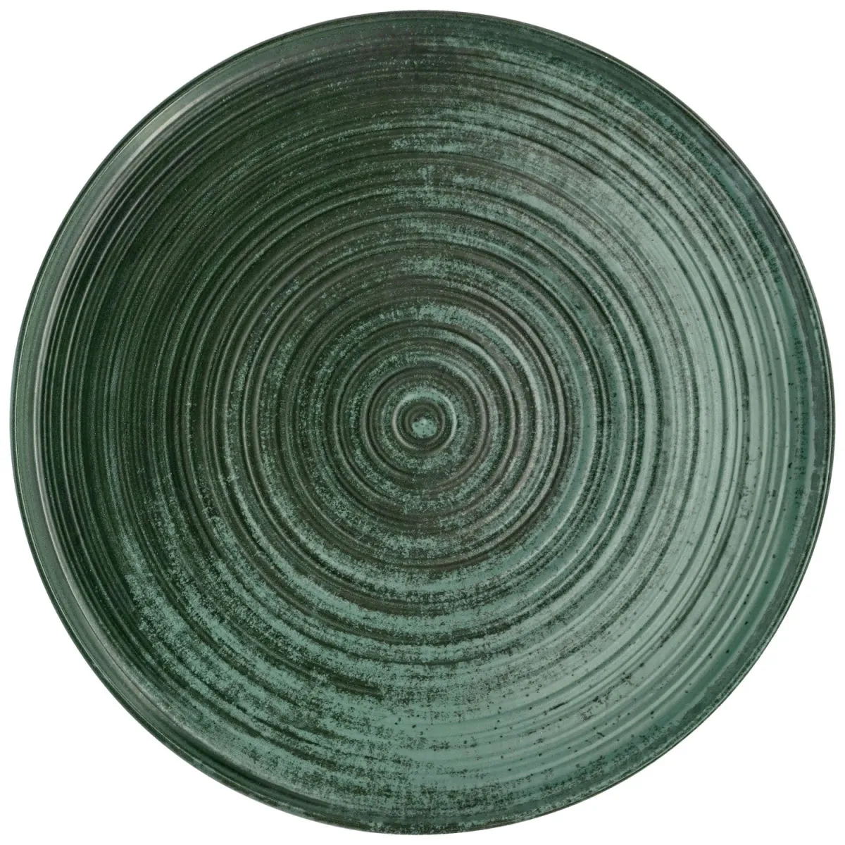4x VEGA Piatto Etana piano; 30x1.4 cm (ØxH); verde; rotonda; 4 pz. / Pacco - immagine 1