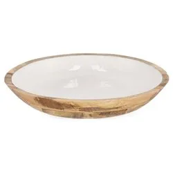 Centro tavola Legno (38x7cm) KNOSSOS Bianco 0550917 - immagine 1