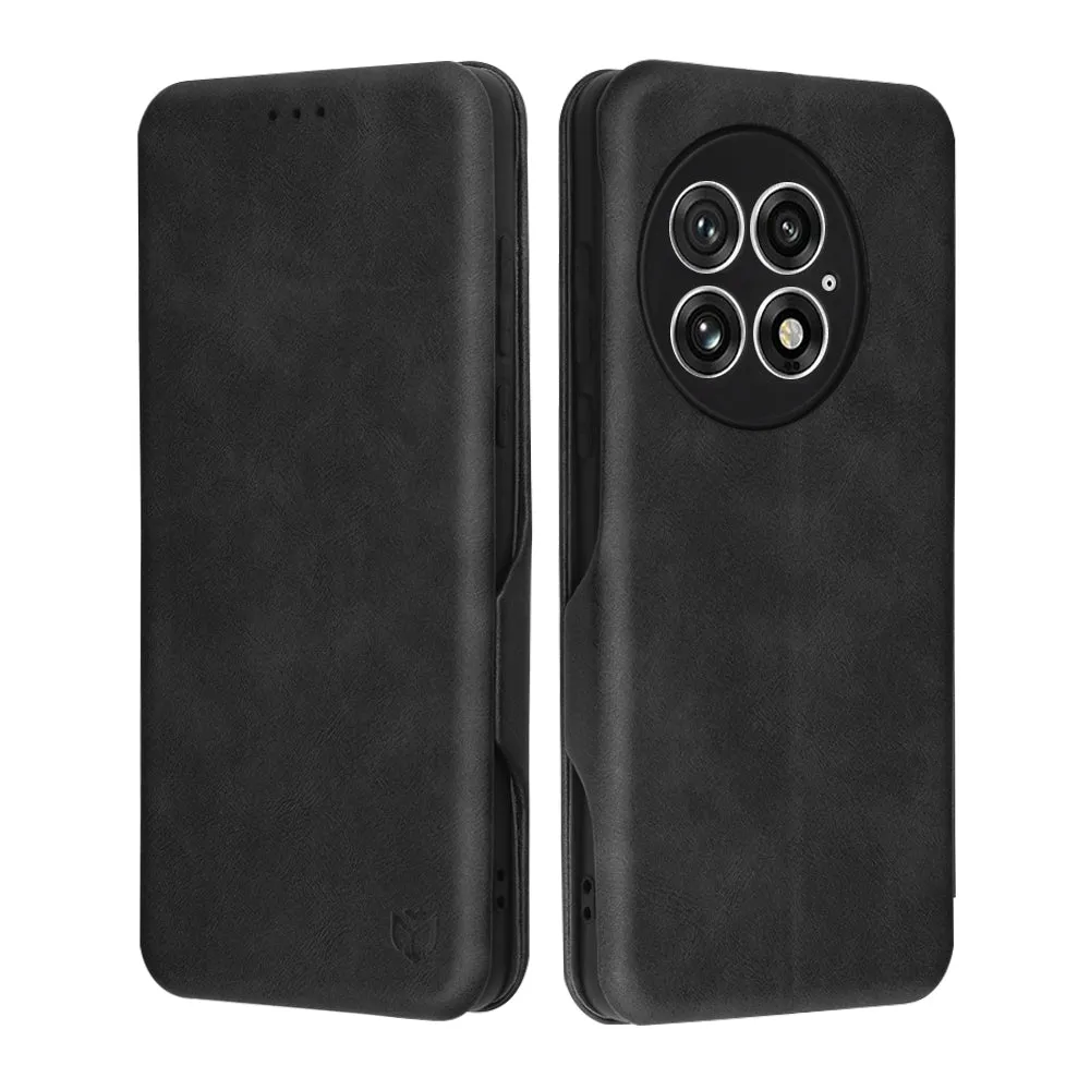 Custodia per OnePlus 13, Techsuit, Safe Wallet Plus, Nera - immagine 1