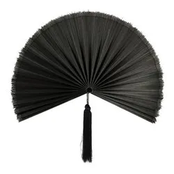 Ventaglio (1pz) NANKA Nero 0186335 - immagine 1