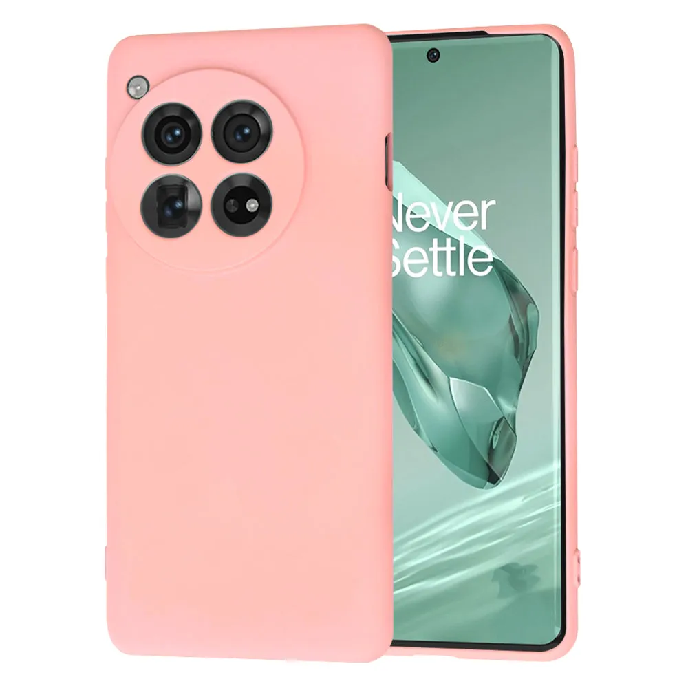 Custodia per OnePlus 12, Techsuit, SoftFlex, Rosa Chiaro - immagine 1