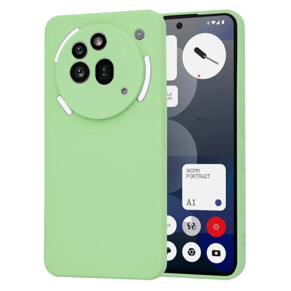 Custodia per Nothing Phone (3a) Pro, Techsuit, SoftFlex, Verde Chiaro - immagine 1