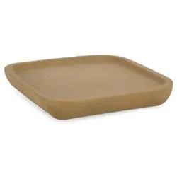 Centro tavola Acciaio (30x30x6cm) ALLIGATOR Ocra 0183542 - immagine 1