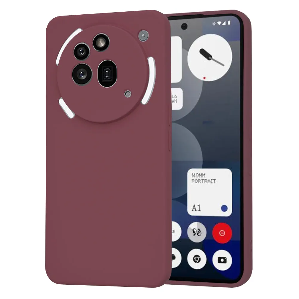 Custodia per Nothing Phone (3a) Pro, Techsuit, SoftFlex, Vinaccia - immagine 1