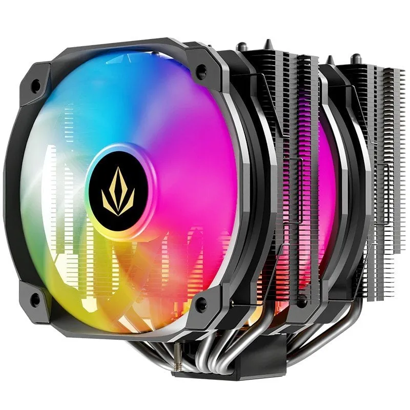 Forgeon Air Windlord RGB 6Pipes 2x140mm Dual Heatsink CPU Cooler Nero - immagine 1